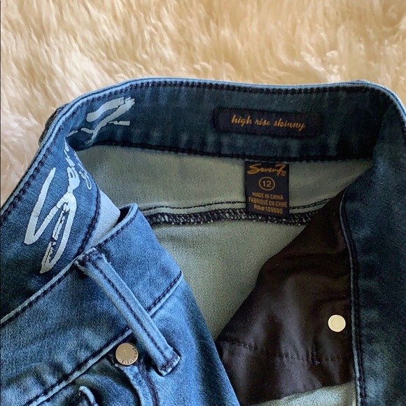 Seven 7 High Rise Skinny Jean - Picture 3 of 5